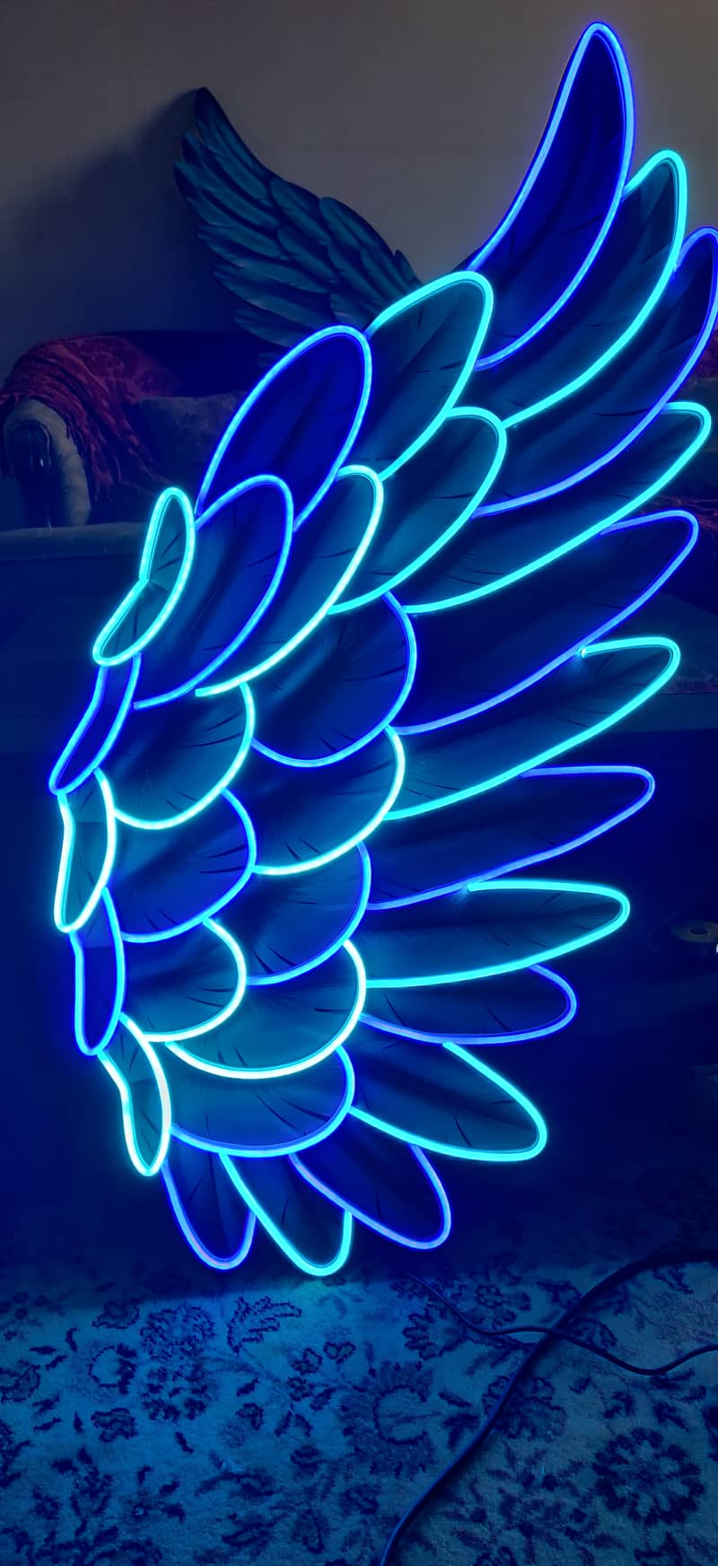 Wings Neon Sign 4ftx5ft 7