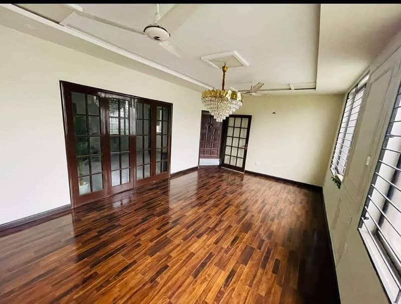 Near Lums university DHA house with 7 bedroom with attached bathroom triple storey sollar installed 4