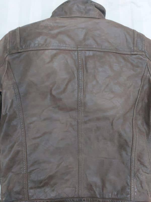 zara men leather jacket 1