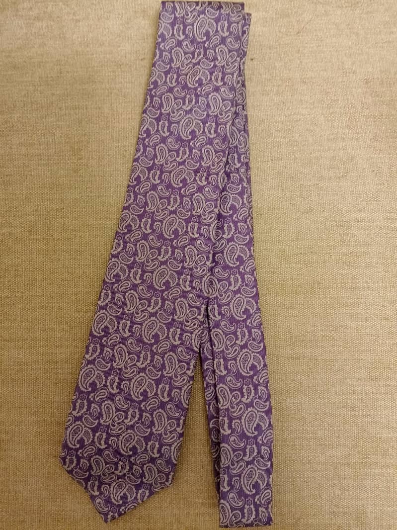 Chen One Made in Italy silk tie 0