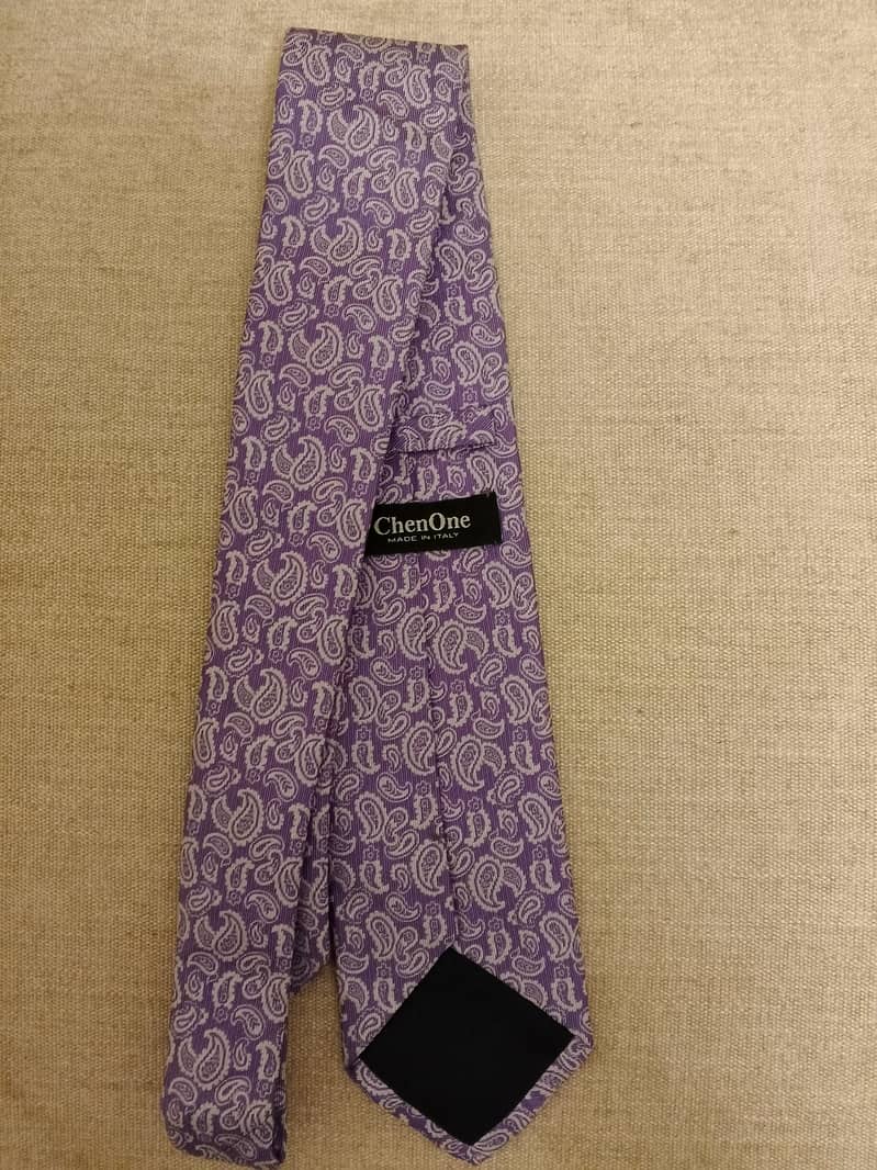 Chen One Made in Italy silk tie 2