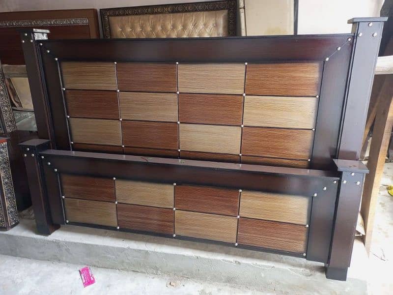 Pure wood Lakri bed 5