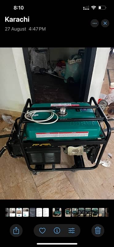 Generator JASCO 8000S Petrol & Gas 3