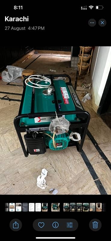 Generator JASCO 8000S Petrol & Gas 4