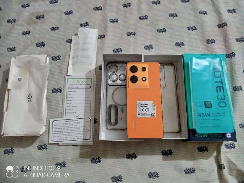 INFINIX NOTE 30 SUNSHINE GOLD ALL OK EXCHANGE POSSIBLE 9