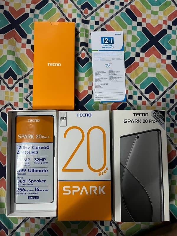 tecno spark 20 pro plus 16/256 7