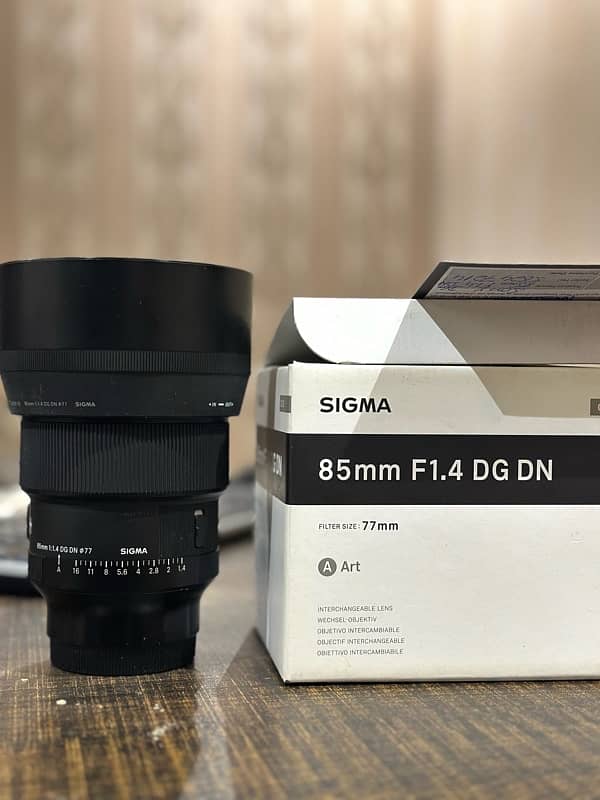 Sigma 85mm 1.4 DG DN 0