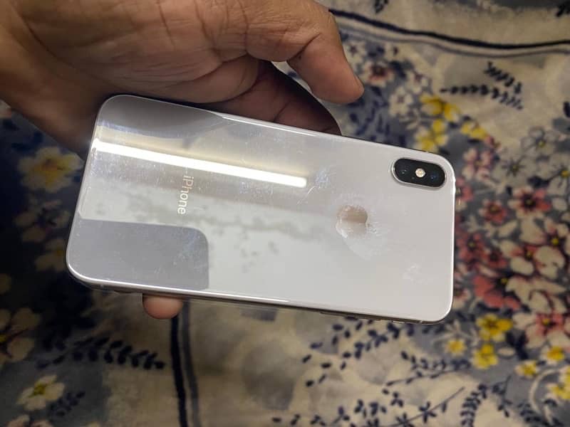 Iphone x 256 gb Box & sett Face id failed PTA APPROVED 1