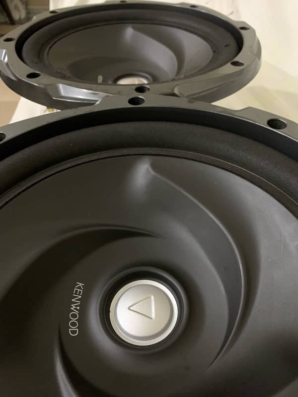 pair kenwood kfc-w3010 original subwoofer woofer 3