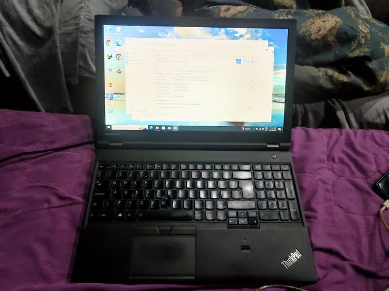 Lenovo Thinkpad with original charger ssd hard disk 3