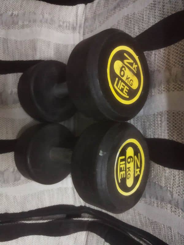 top quality dumbbells avail 340pkr/kg with other equipment 0