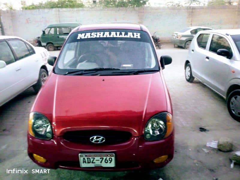 Hyundai Santro 2002 mind condition 6