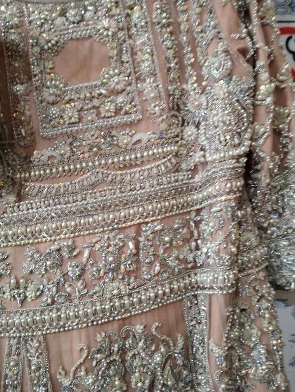 walima dress pink color use one time ful pulls work not dapka 0