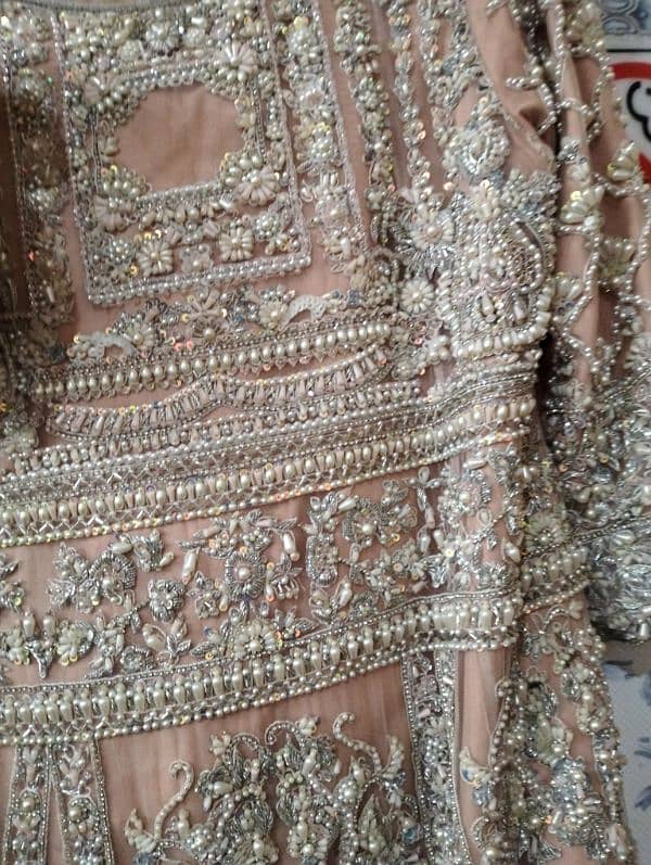 walima dress pink color use one time ful pulls work not dapka 2