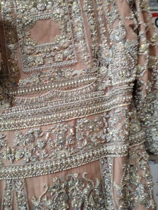 walima dress pink color use one time ful pulls work not dapka 3