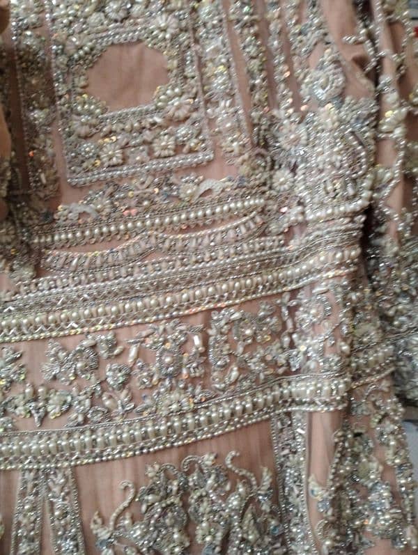 walima dress pink color use one time ful pulls work not dapka 4