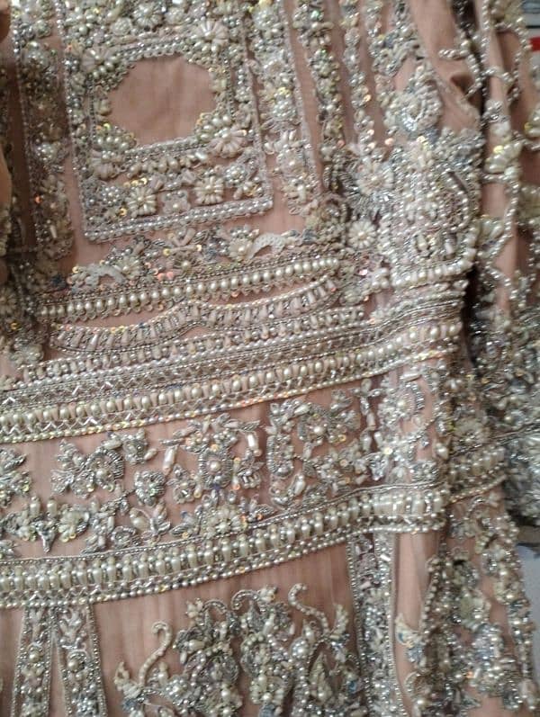 walima dress pink color use one time ful pulls work not dapka 5