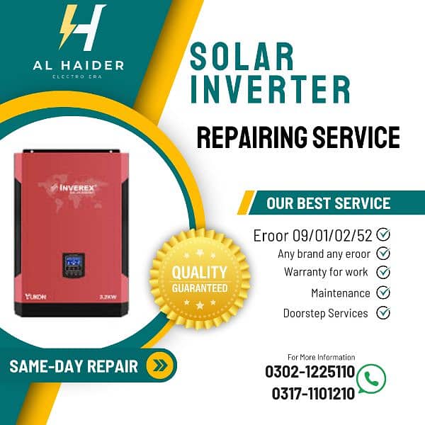 Ups/solar inverter repairing services/ac card repair/pcb/apc/solar 1