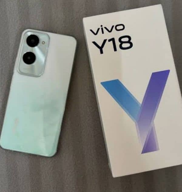 Vivo Y18 just box open 6GB 128 GB with pack accessories 0