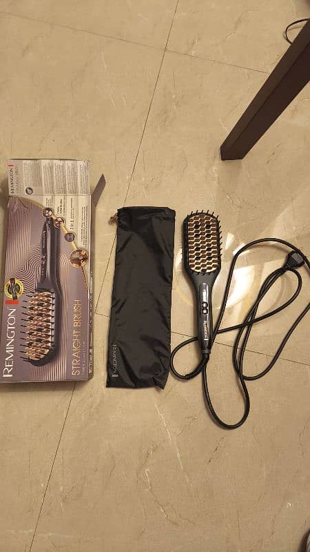 Remington hair straightener brush-barely used 0