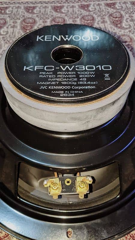 ORIGINAL KENWOOD { 3010 } WOOFER { CAR SOUND SYSTEM SPEAKER AMPLIFIER 2