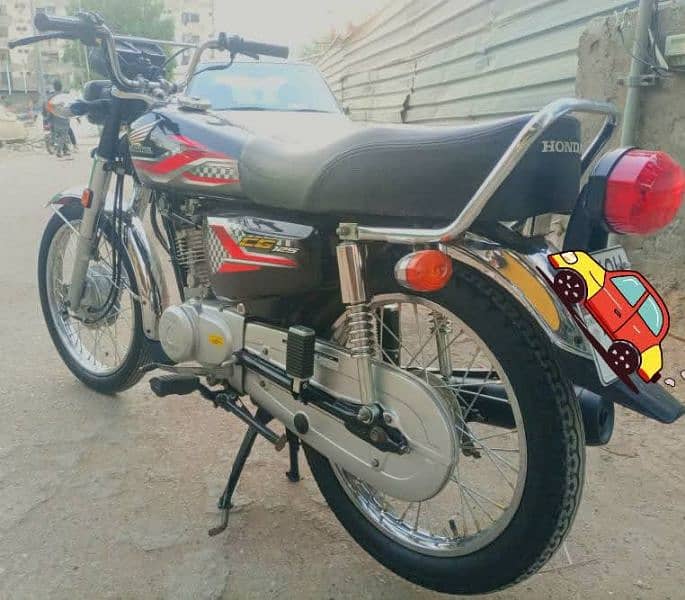 HONDA CG 125 BLACK EDITION MODEL 2024 11