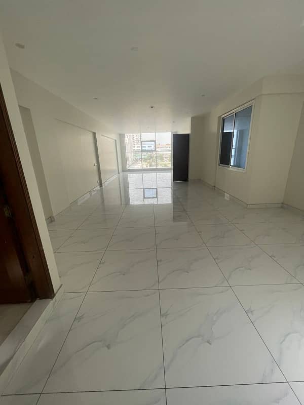 Dha | BrandNew 960 Sqft Office Floor For Sale | Modern Glass Elevation | Front Entrance 60 Ft Wide Road | Chance Deal | Attractive Rental Income | Reasonable Demand | 4