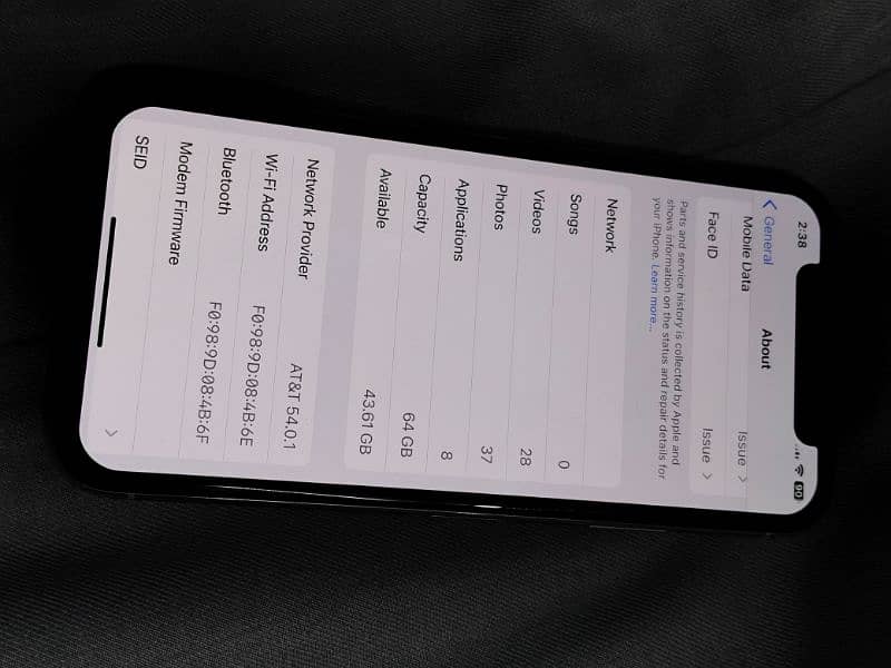 Iphone X 64GB 7