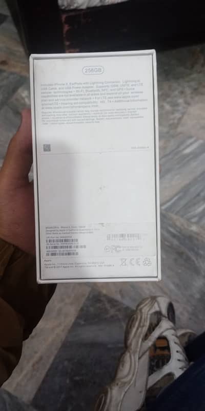 Iphone X 256 Gb PTA Approved With Box 9