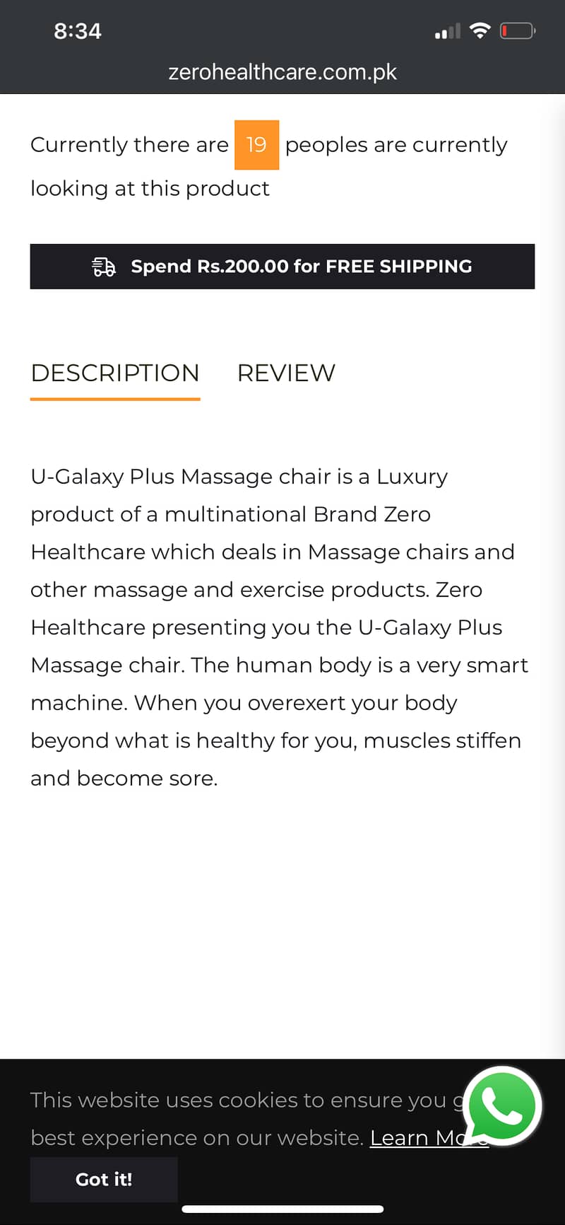 Massage chair 1