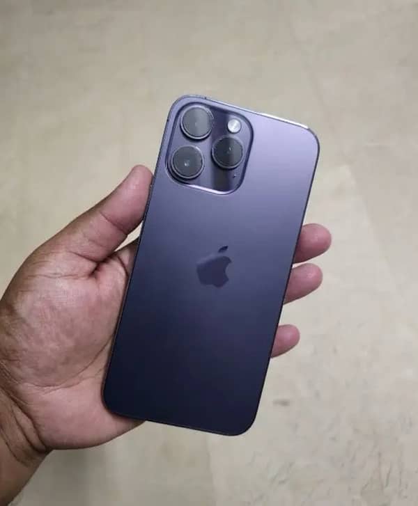 iPhone 14 pro max deep purple. 256gb 0