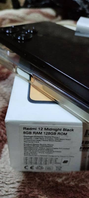 Xiaomi redmi 12 ram 8+8 memory 128 9