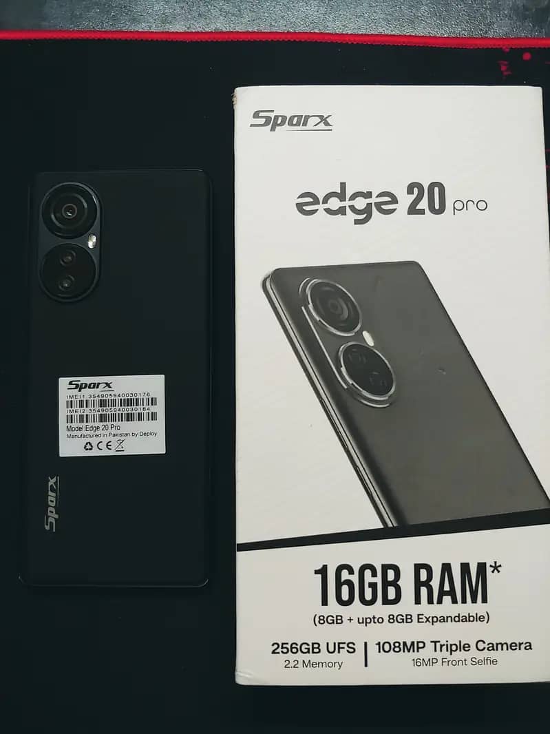 SPARX EDGE 20 PRO 16GB RAM 256GB STORAGE 108MP CAMERA CALL-03127566633 5