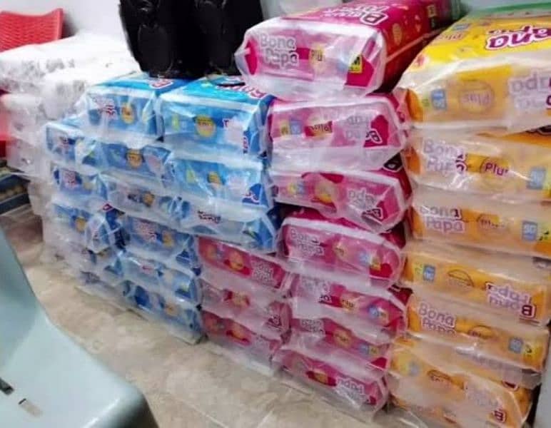 BONA PAPA MEGA PACK 80 Pcs . All diapers available in whole sale price 7