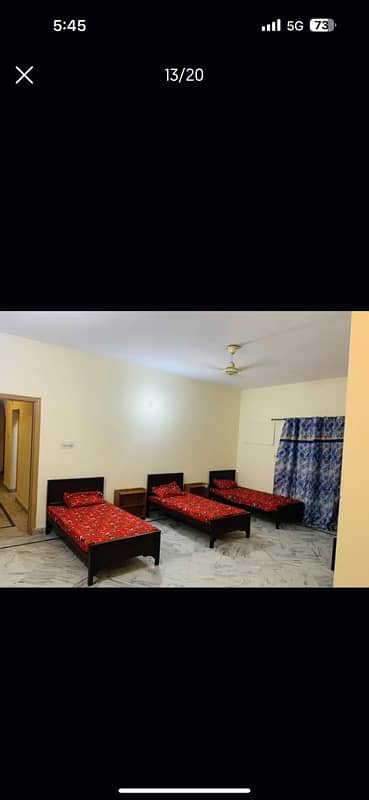 GIRLS HOSTEL IN G9,G 11 and E11 NEAR NDU,BEHRIA, AIR,KIPS SCANS NOA 15