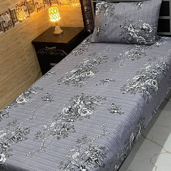 4Pc Crystal Cotton Single Pair Bedsheets 2