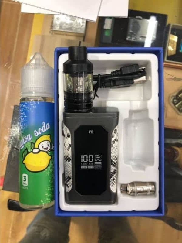 p8 vape 100watt avaliable with free flavor 0