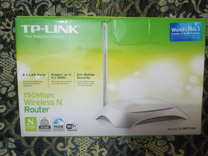 TP Link TL-WR720N With Box (Exchange GPON router) 1