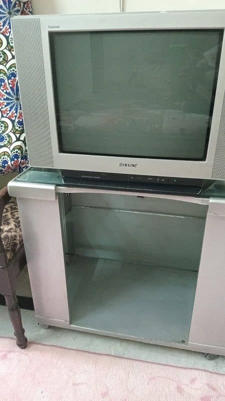 Sony TV with TV trolly 0