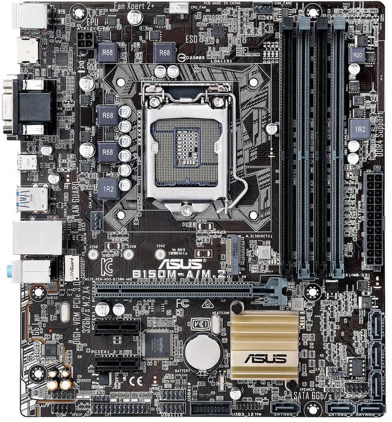 i5 6500 + Asus B150M-A/M. 2 1