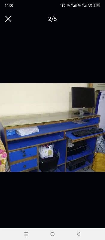 Shop Display Counter, Computer Table For Sale 1