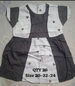 Baby Cotton Frocks Different Colors