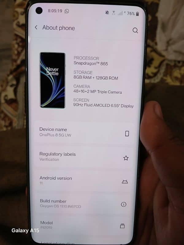 ONEPLUS 8 FOR SALE NON PTA 3