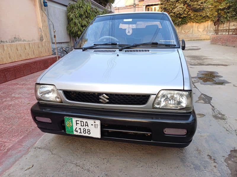 Suzuki Mehran VX 2007 with ac bumper to bumper original antique car 7