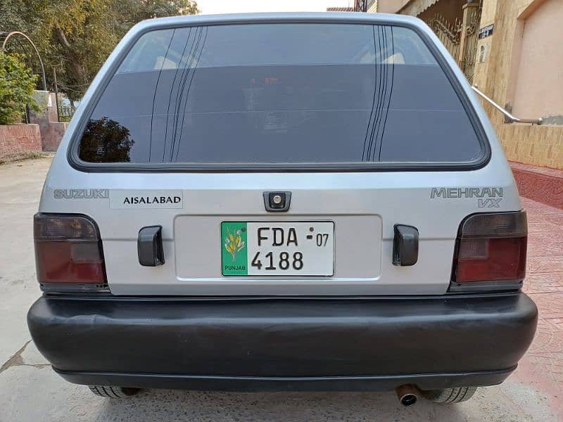 Suzuki Mehran VX 2007 with ac bumper to bumper original antique car 8