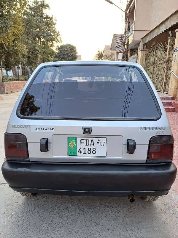 Suzuki Mehran VX 2007 with ac bumper to bumper original antique car 9