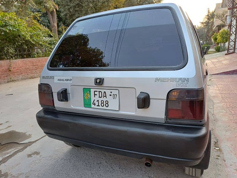 Suzuki Mehran VX 2007 with ac bumper to bumper original antique car 10