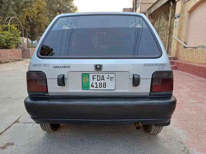 Suzuki Mehran VX 2007 with ac bumper to bumper original antique car 11