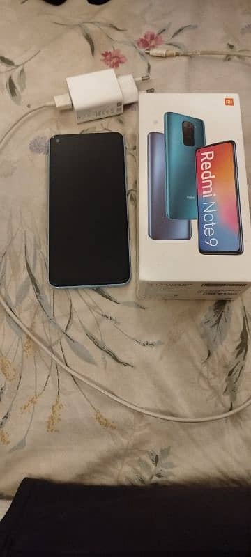 Redmi note 9 with original box and charger. 4/128GB 0