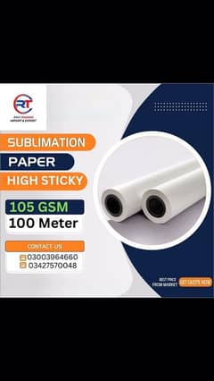 Korean Sticky paper 70GSM 200Mtrs 64inch